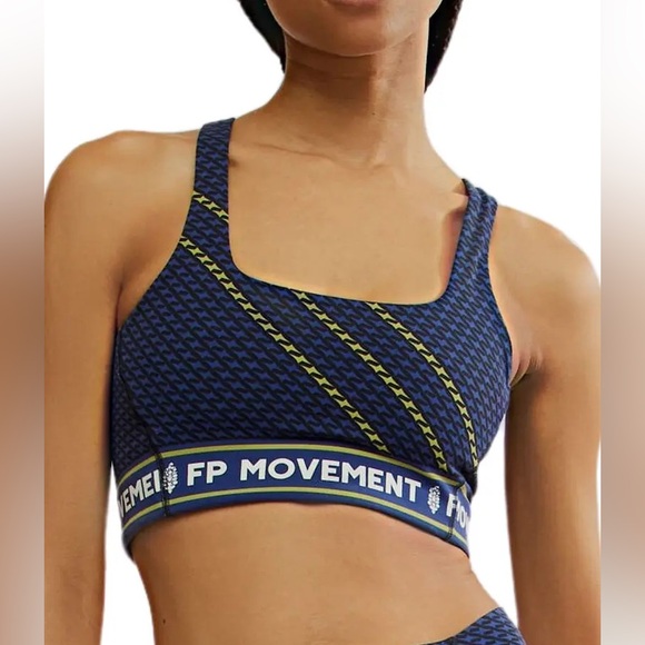 FP Movement by Free People Other - FP Movement New Never Better Sport Bra XS Blue/Green/White